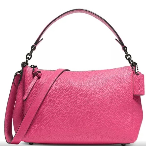 COACH Shay Small Leather Crossbody Bag - Picture 1 of 8